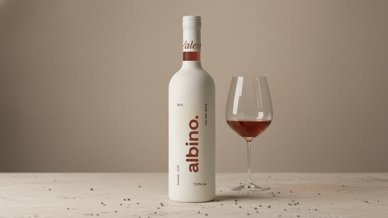 Albino. Edición Valentín – Botella + Packaging